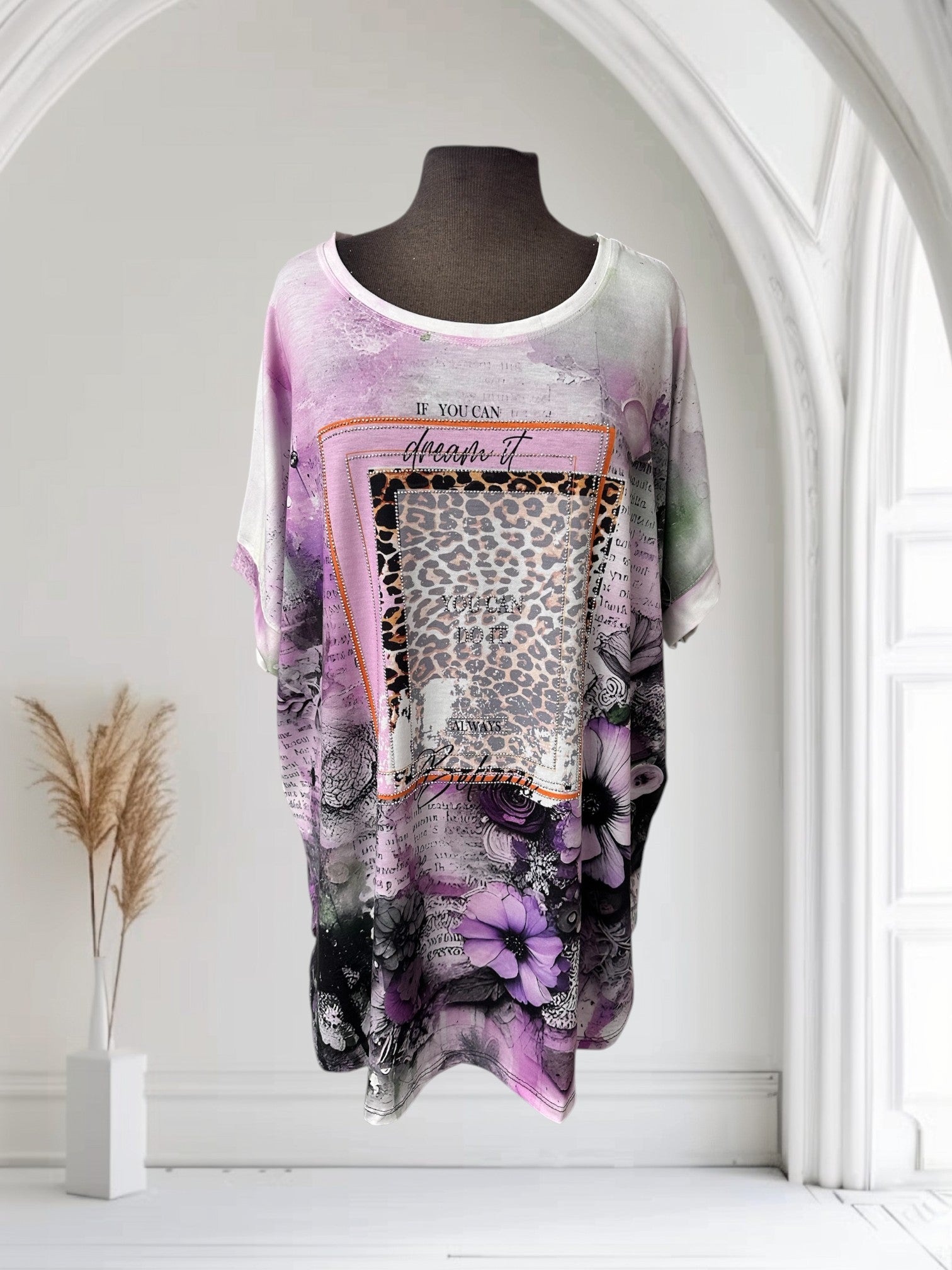 T-Shirt fleuris (if you can dream it, you can do it)