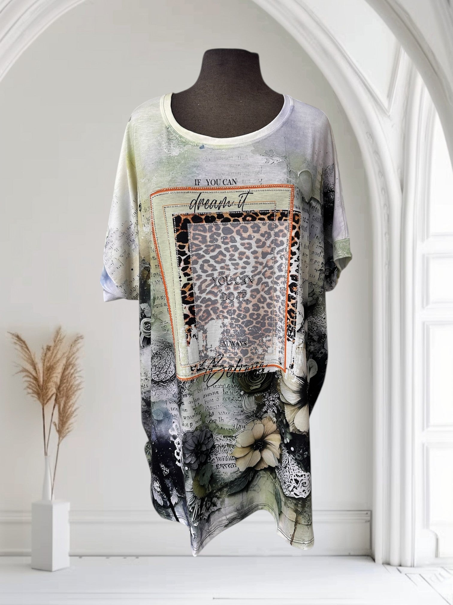 T-Shirt fleuris (if you can dream it, you can do it)