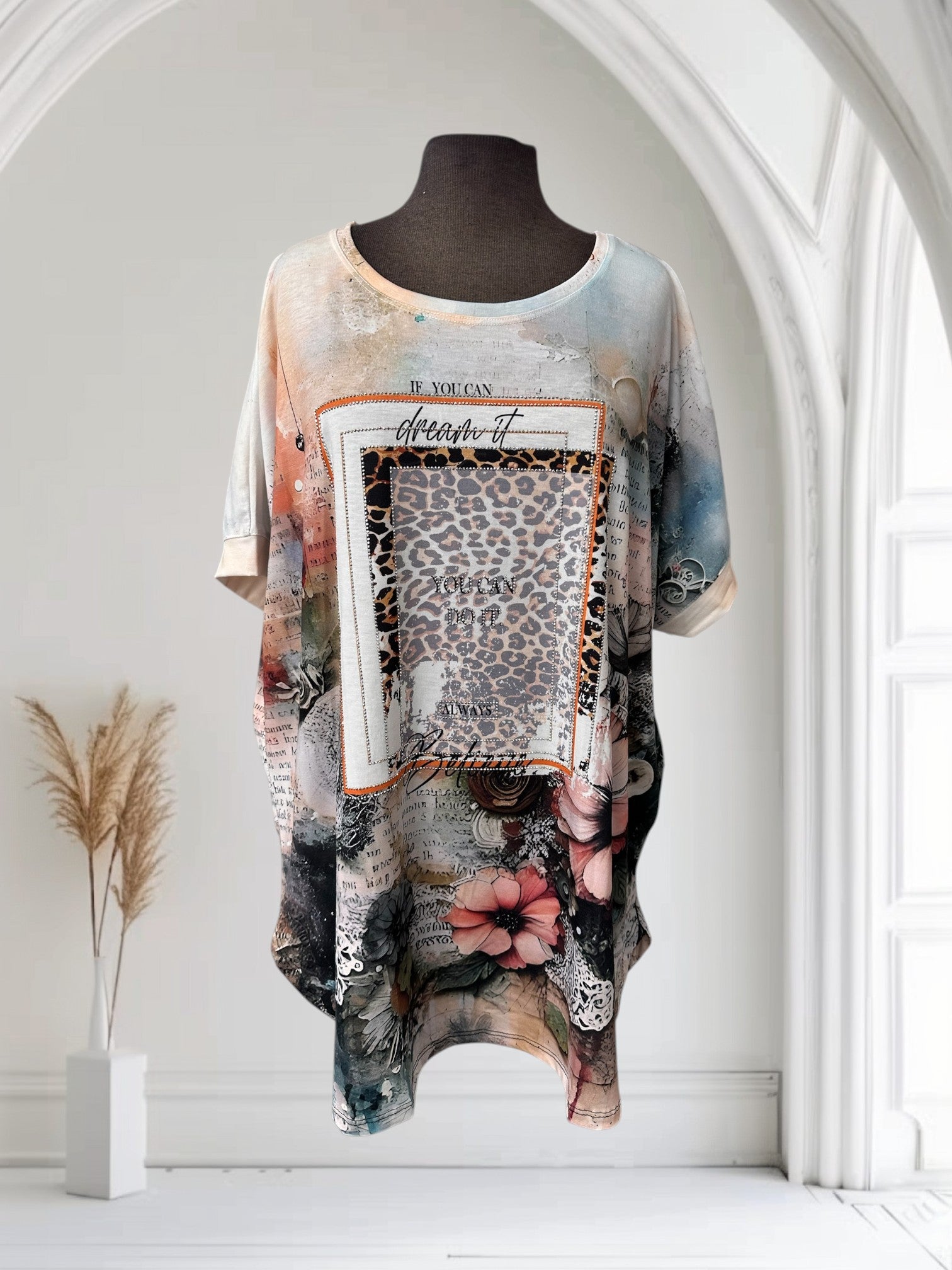 T-Shirt fleuris (if you can dream it, you can do it)