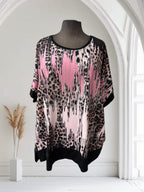 Chandail (léopard et brillants)