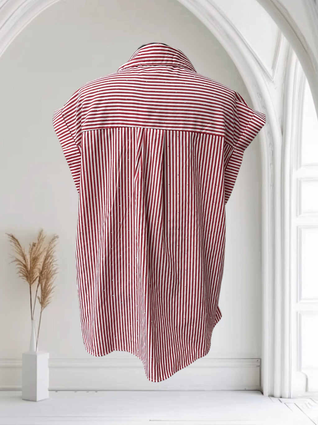 Chemise rayé (avec brillants)