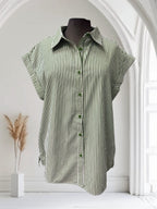 Chemise rayé (avec brillants)