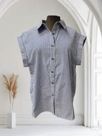 Chemise rayé (avec brillants)