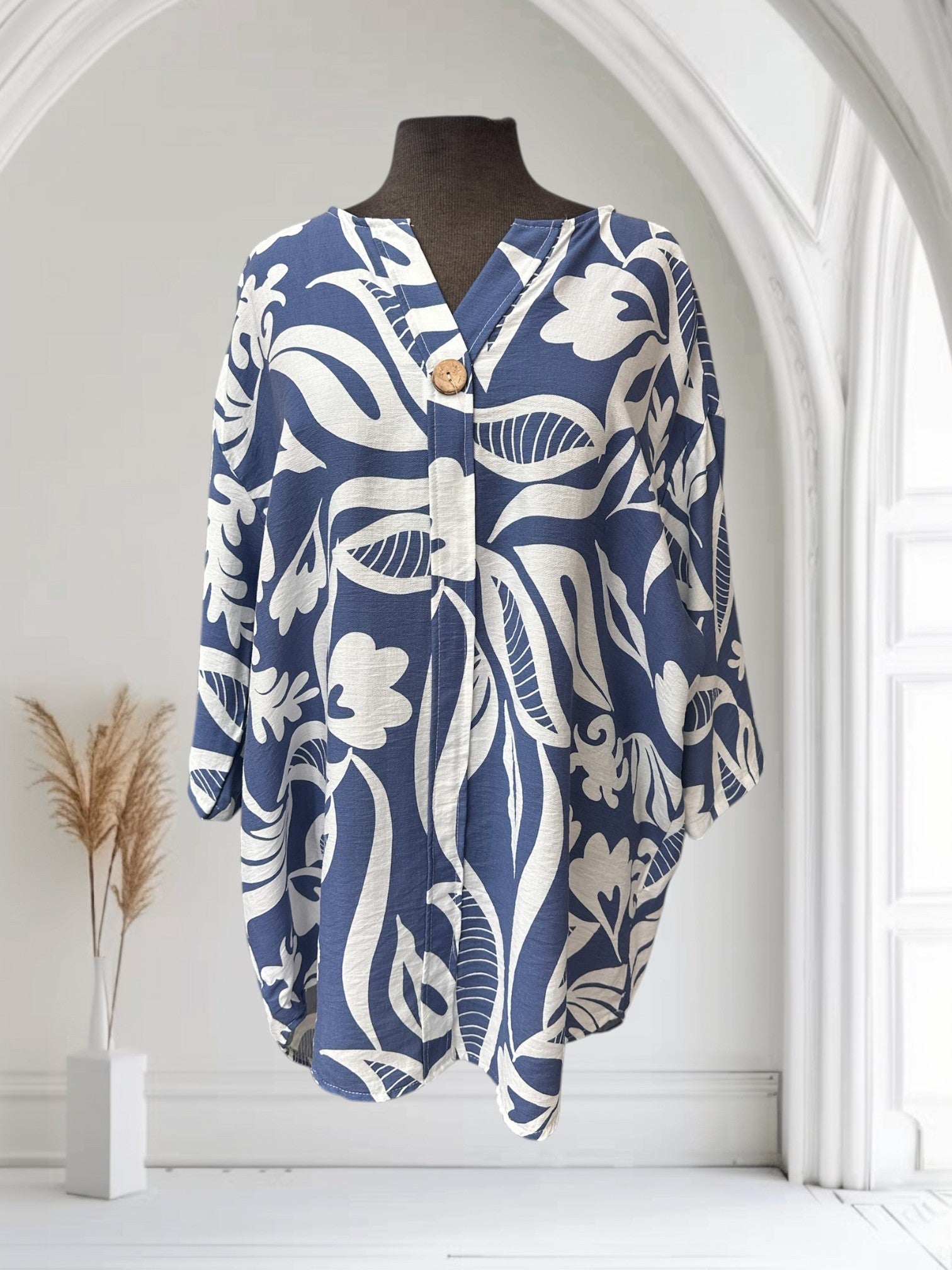 Blouse (motif floral)