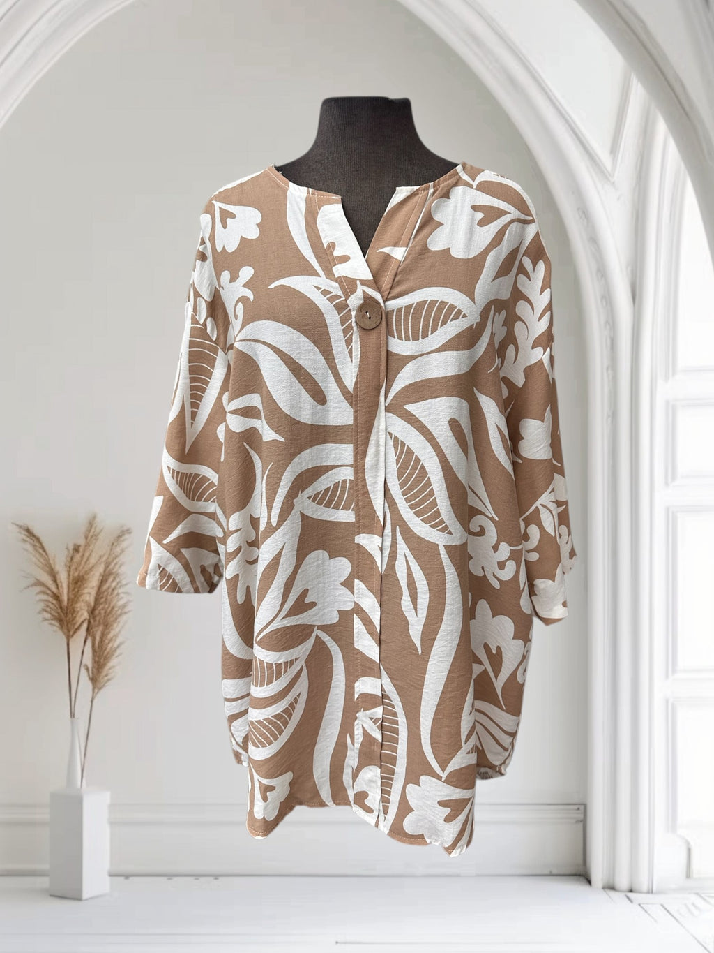 Blouse (motif floral)