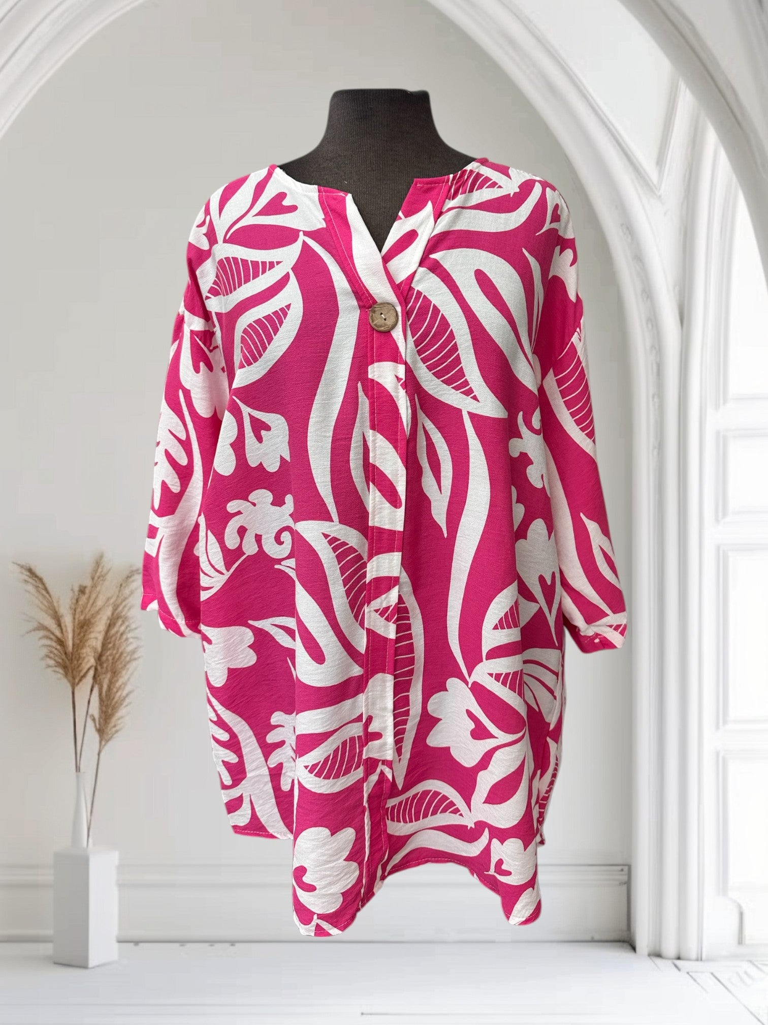 Blouse (motif floral)