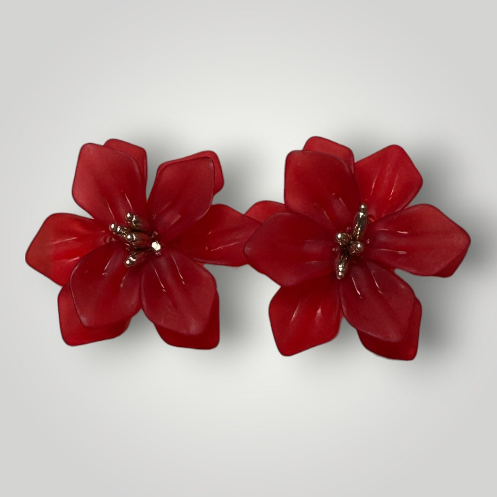 Boucle d'oreille fleurs