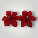 Boucle d'oreille fleurs