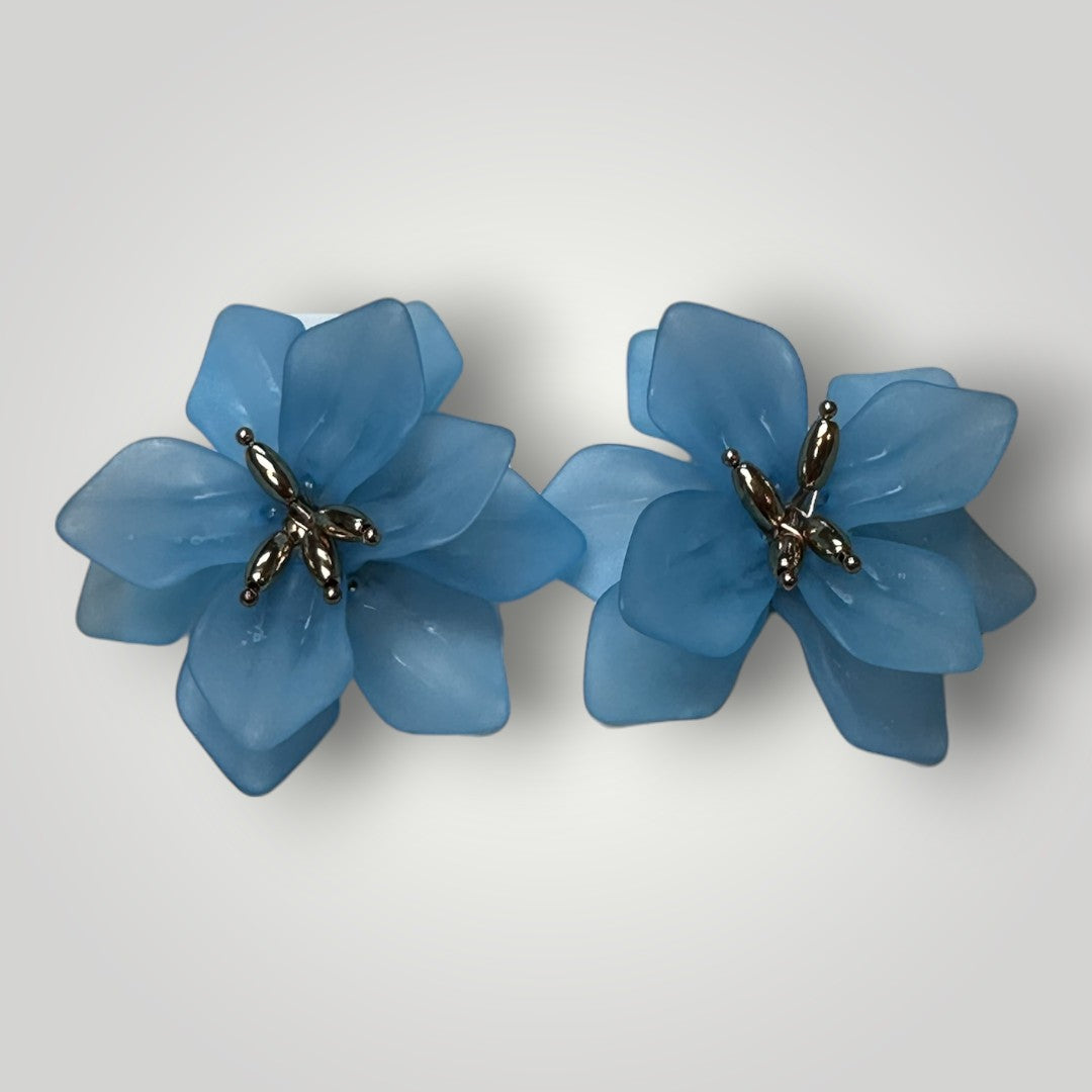Boucle d'oreille fleurs