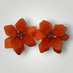 Boucle d'oreille fleurs