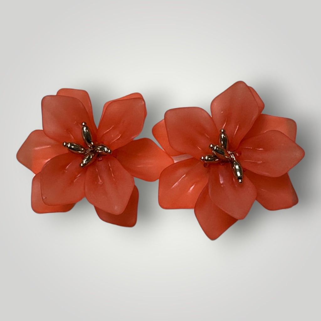 Boucle d'oreille fleurs