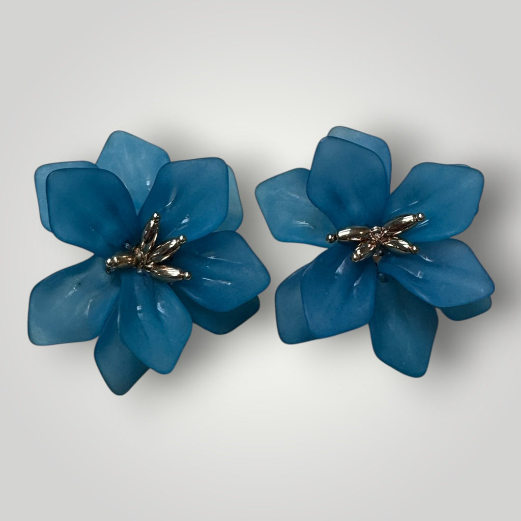 Boucle d'oreille fleurs