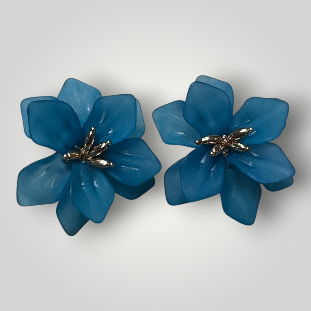 Boucle d'oreille fleurs