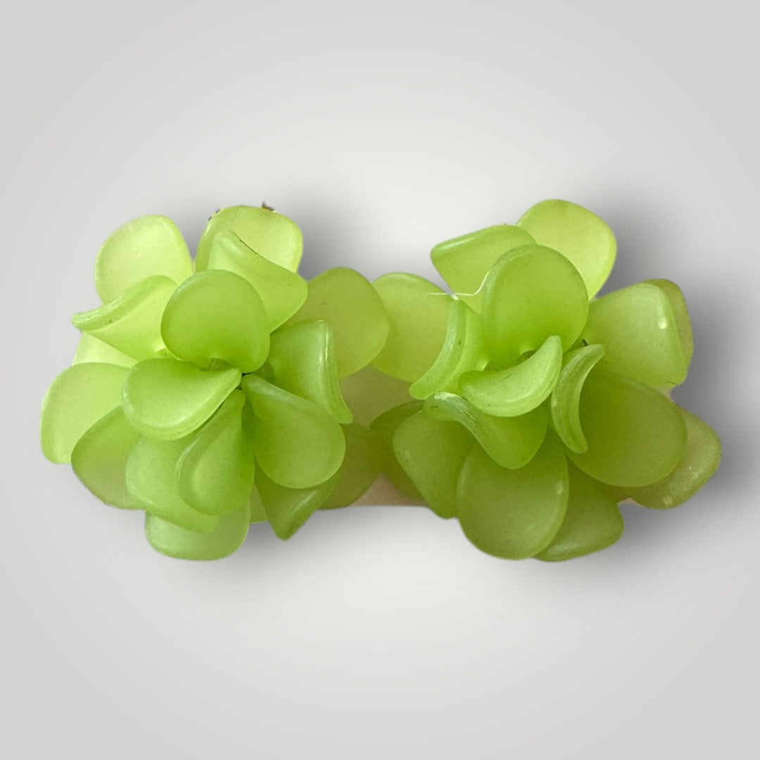 Boucle d'oreille fleurs