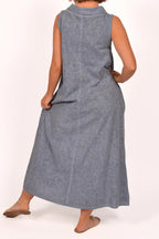 Robe longue sans manche