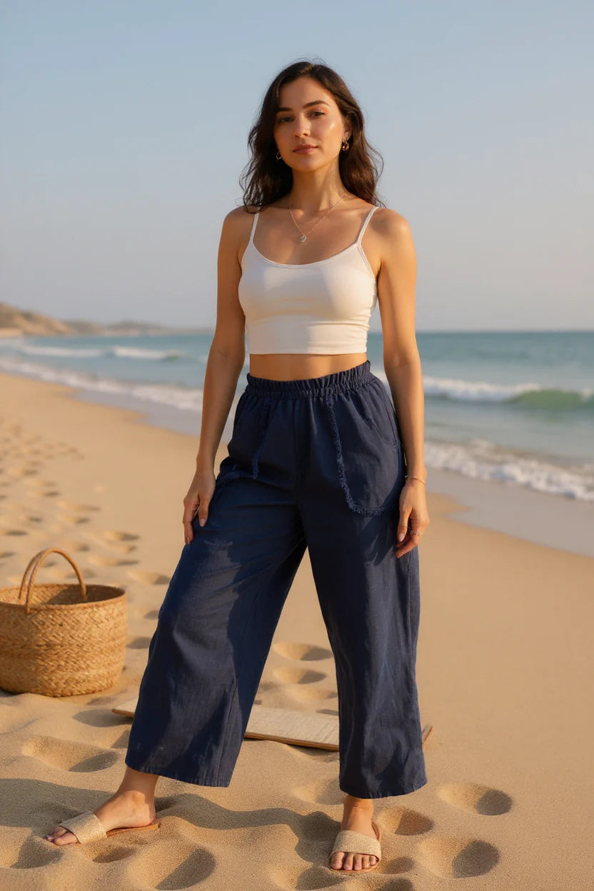 Pantalon en lin