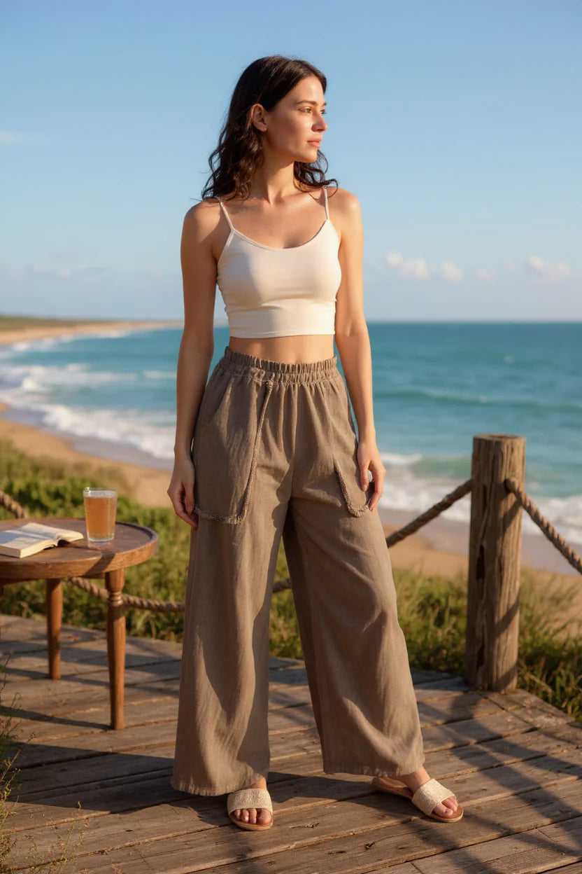 Pantalon en lin