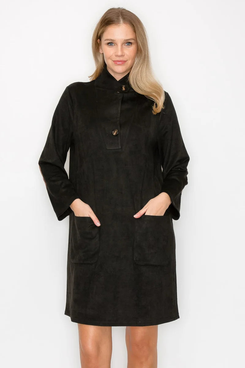 Robe en suède