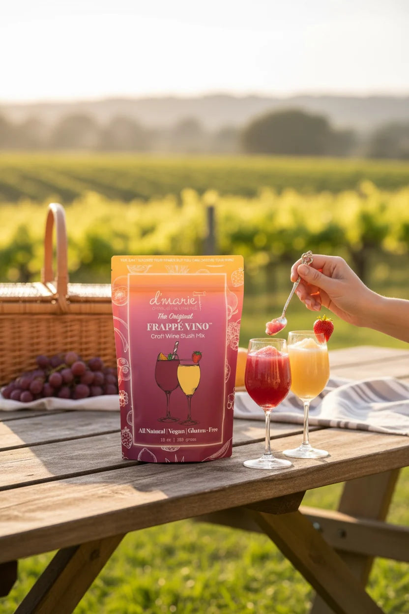 Mélange à slush (cocktail) - Frappe Vino