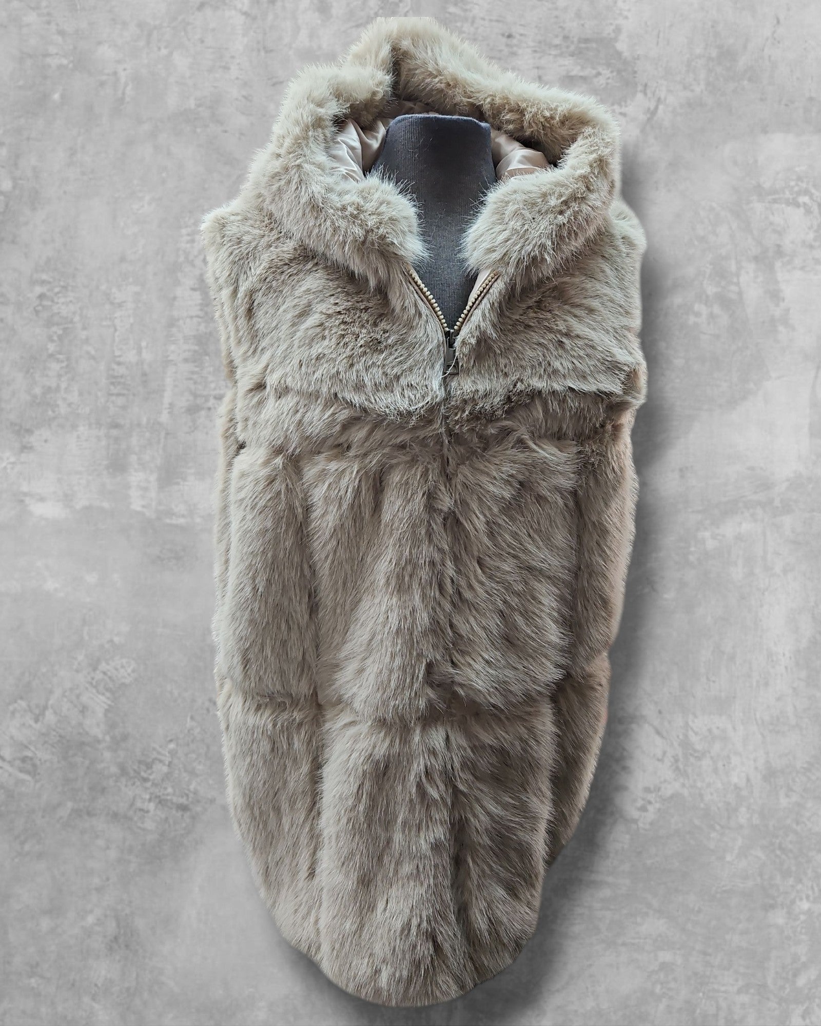 Veste Sans Manche (Fausse Fourrure)
