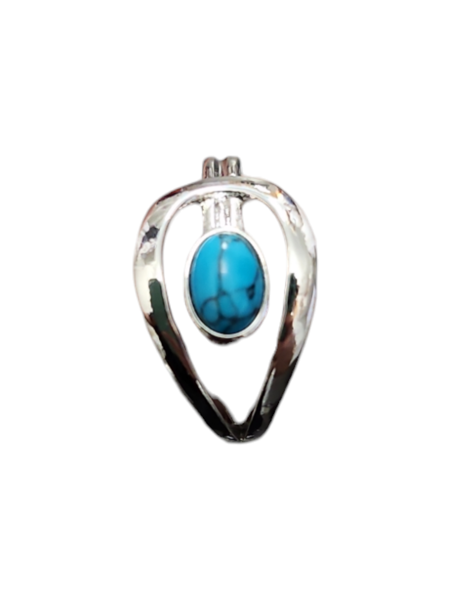 Bague avec pierre bleue