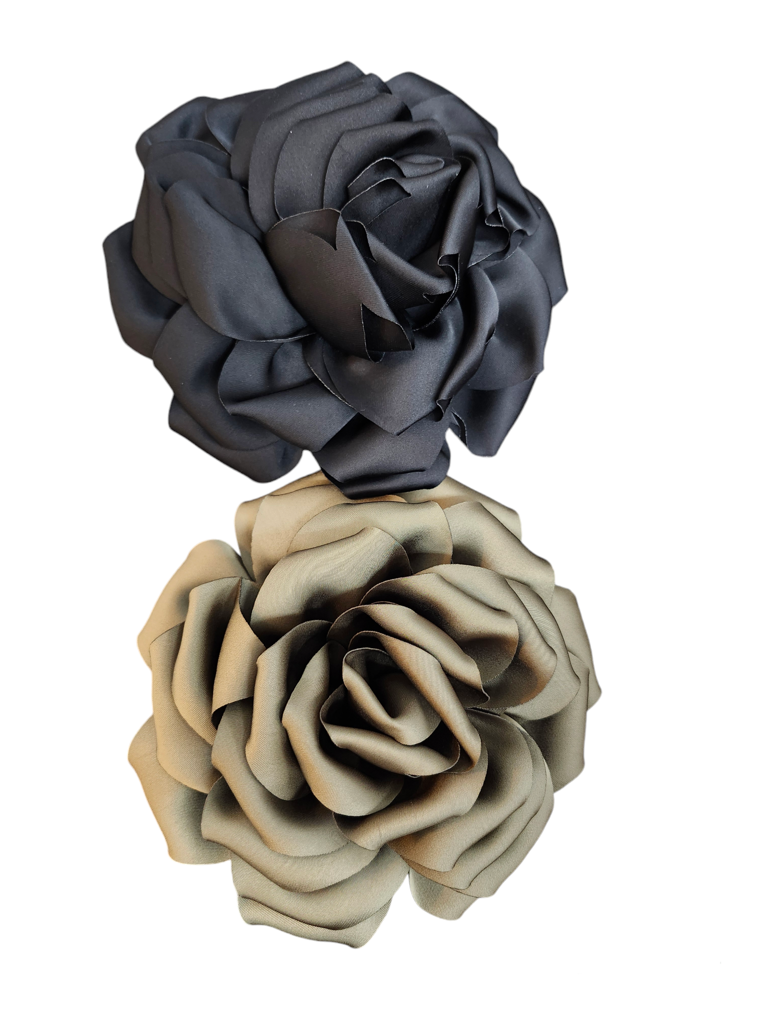 NOUVEAUTÉ BROCHE SATIN ÉPAIS FLEUR AUTOMNE 2024- BOUTIQUE SYLBELLE