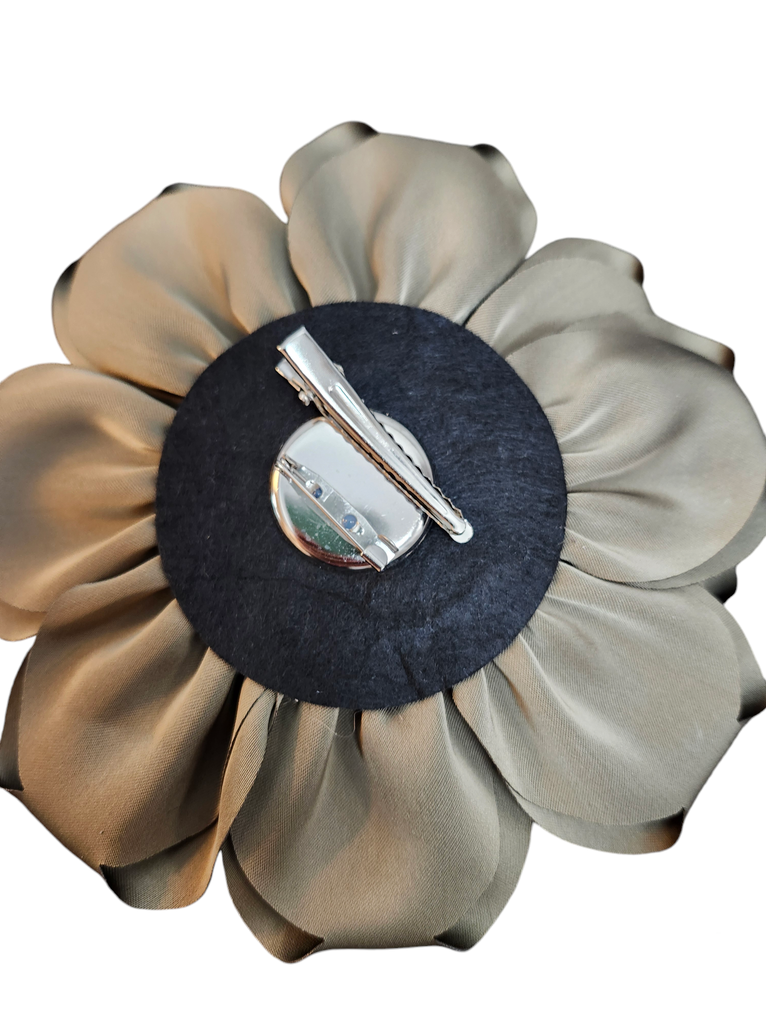 NOUVEAUTÉ BROCHE SATIN ÉPAIS FLEUR AUTOMNE 2024- BOUTIQUE SYLBELLE
