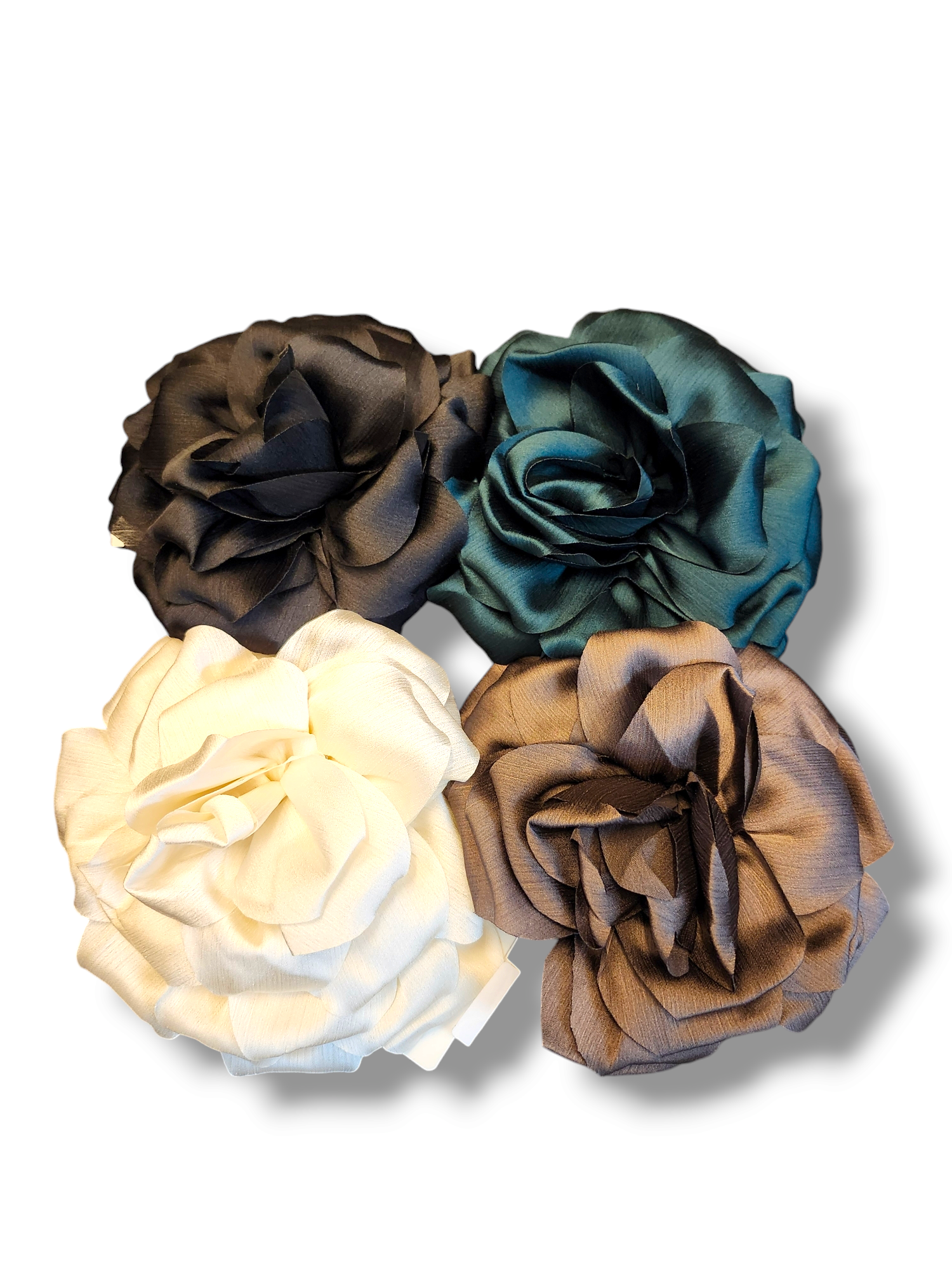 NOUVEAUTÉ BROCHE FLEUR SATIN AUTOMNE 2024- BOUTIQUE SYLBELLE