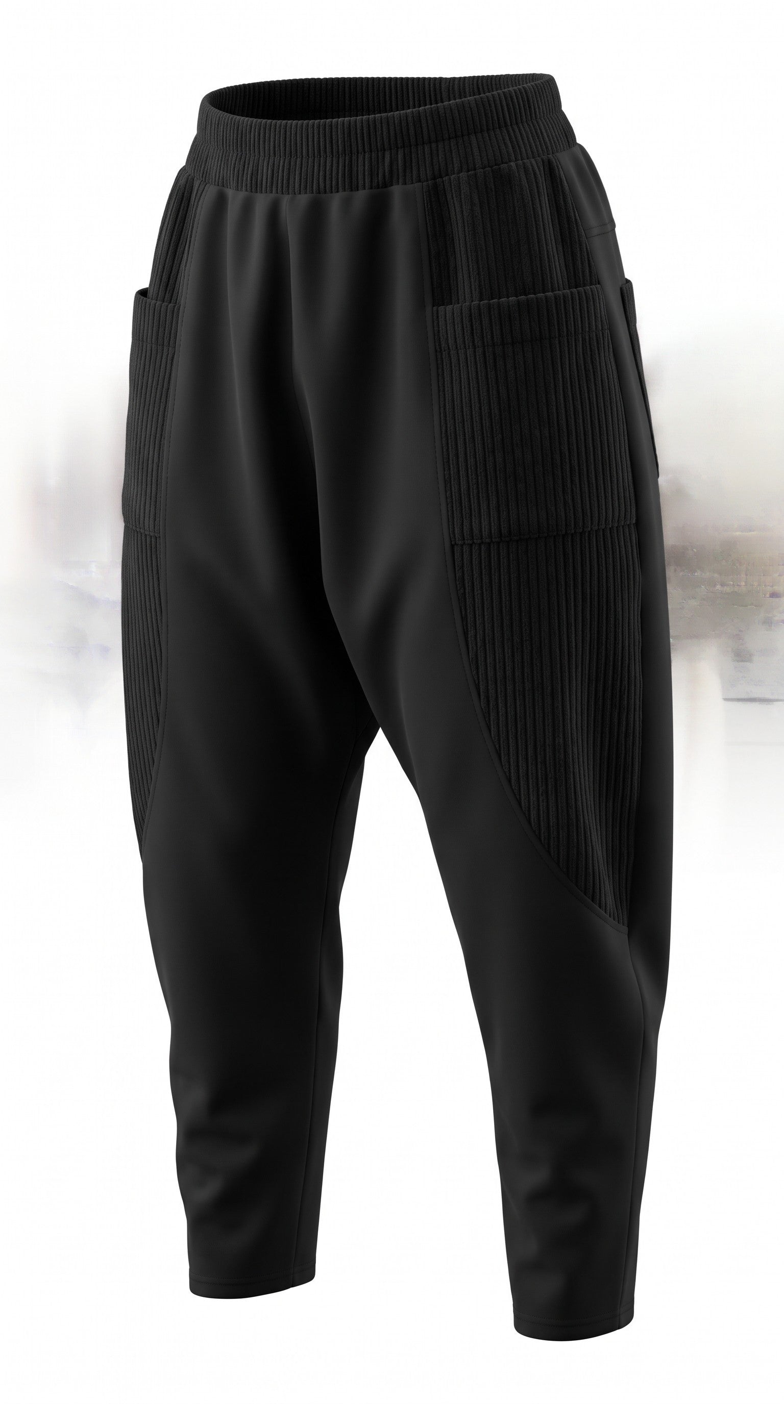 Pantalons avec poches et petit design sur le côté