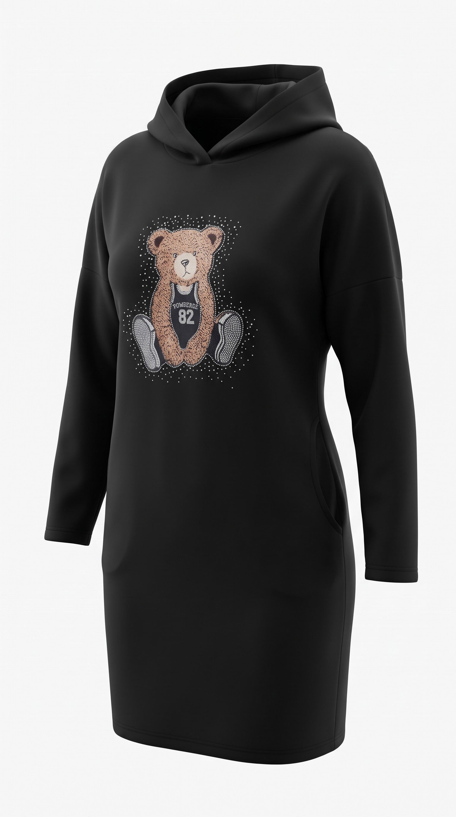 Robe à capuchon avec ourson