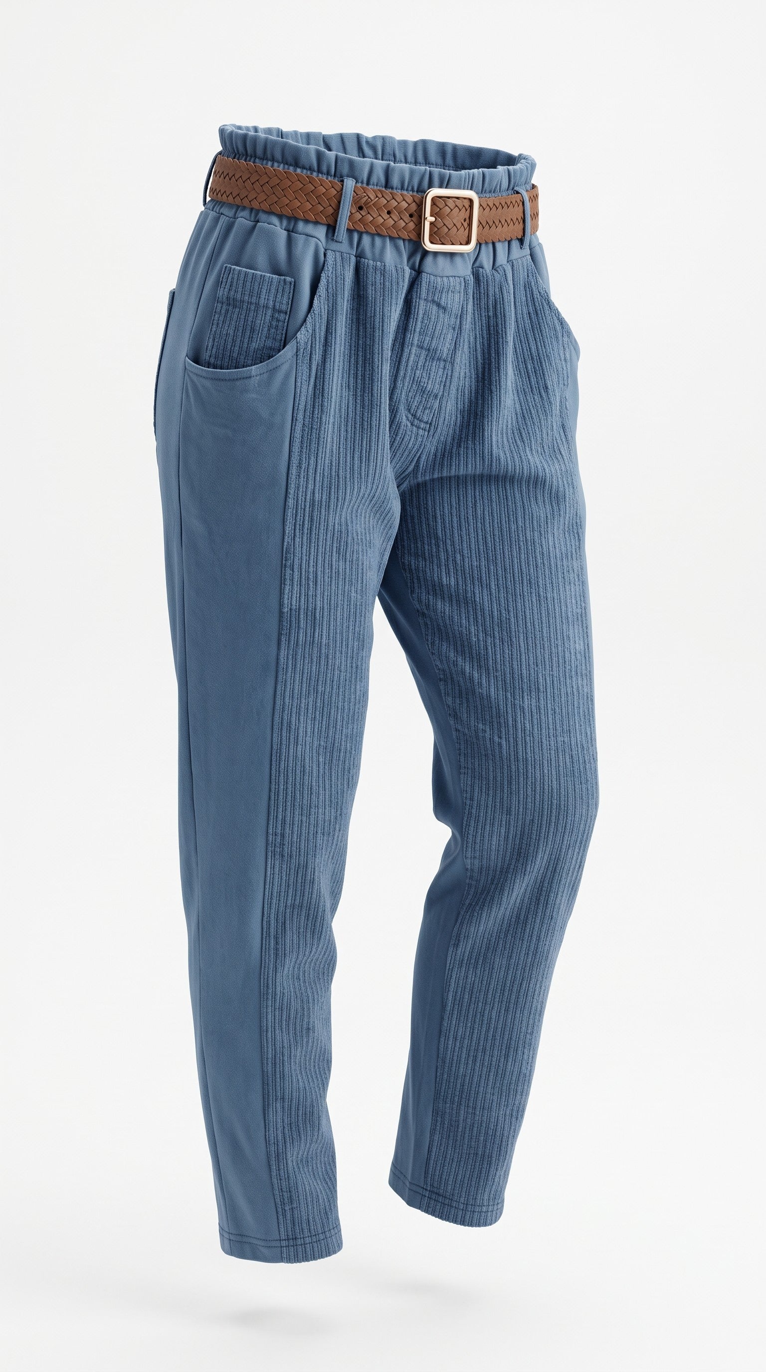 Pantalon avec Corduroy et Ceinture