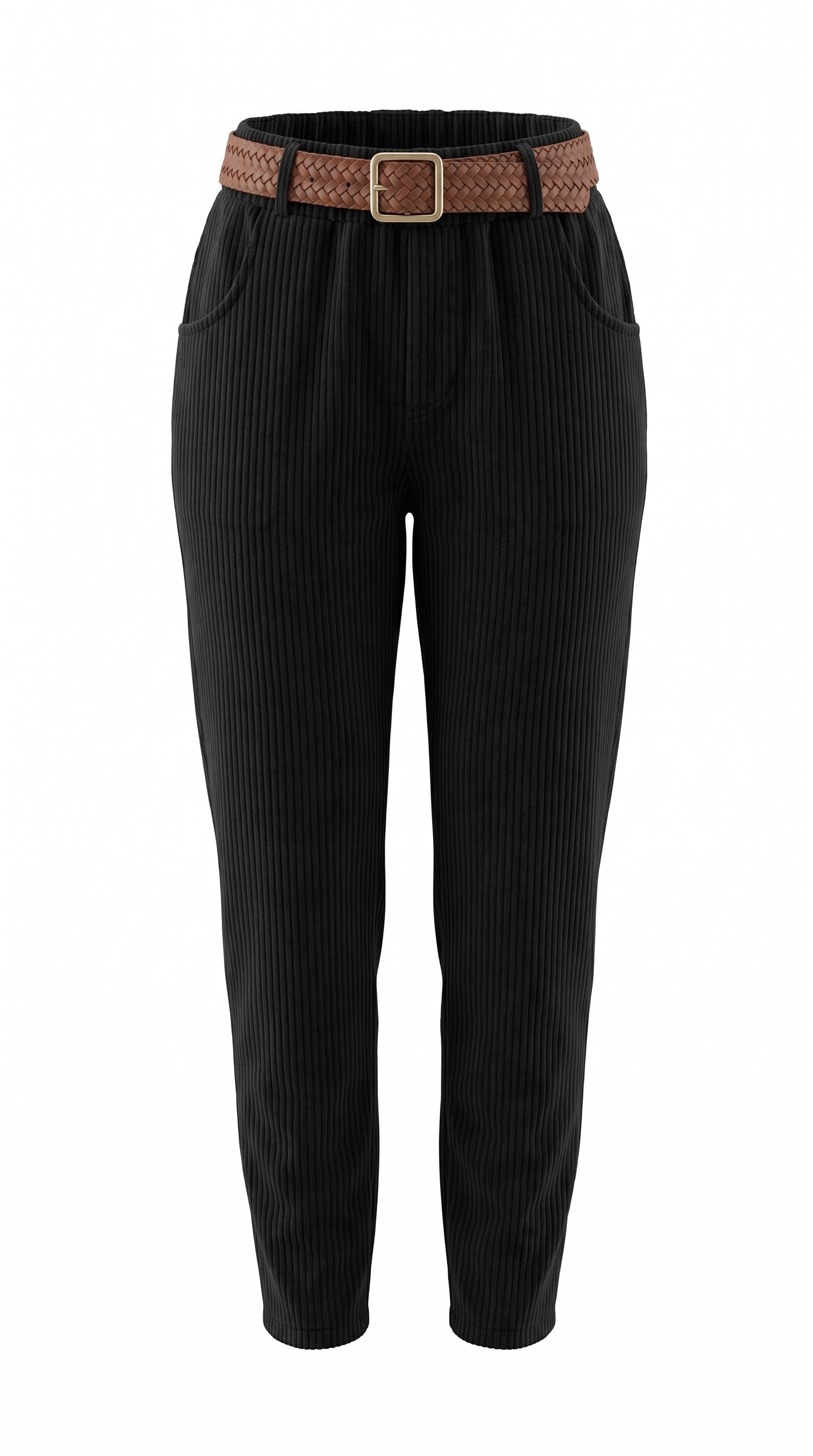 Pantalon avec Corduroy et Ceinture