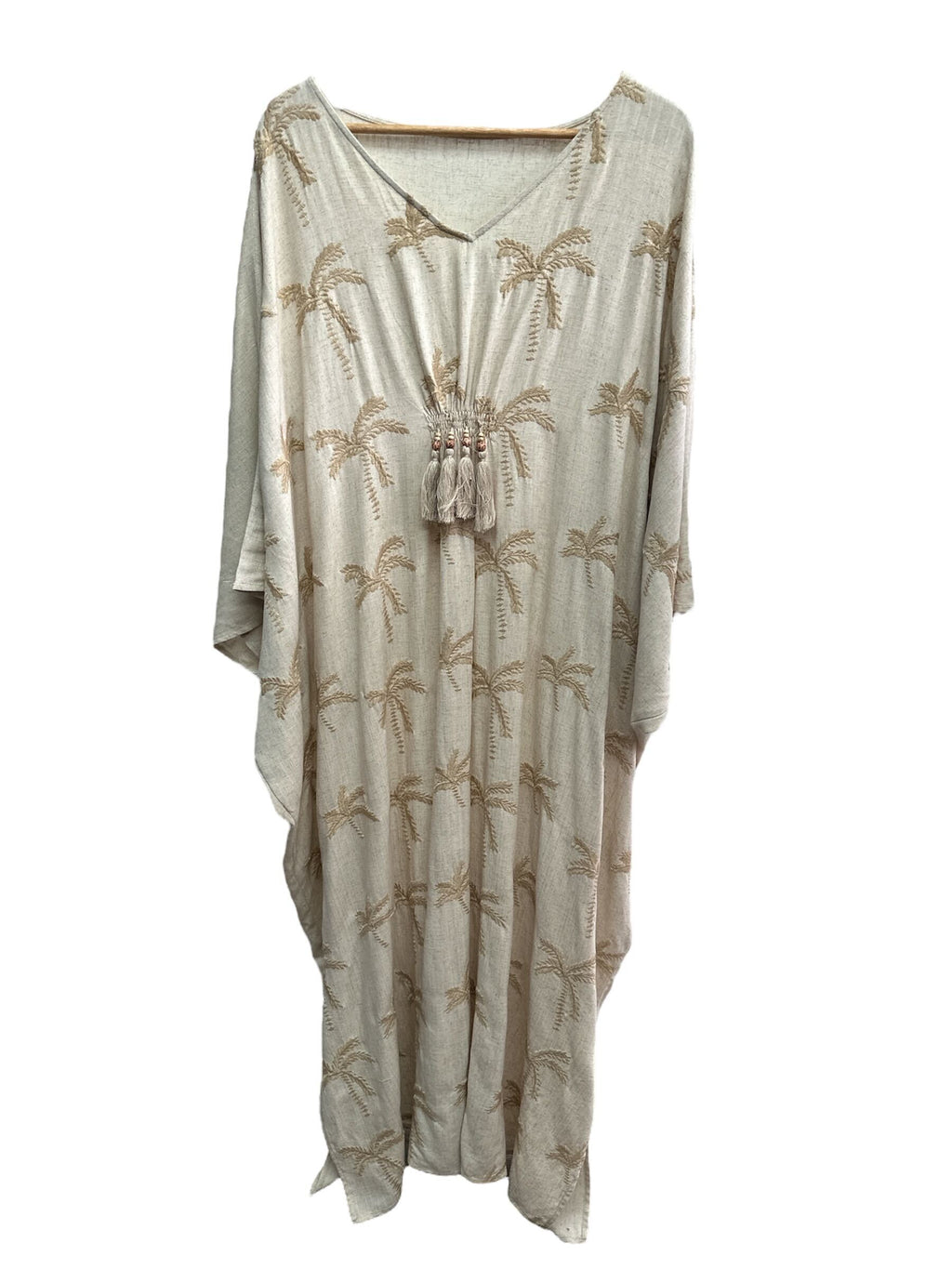 Robe Longue avec palmiers