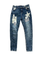 Jeans avec patch étoile