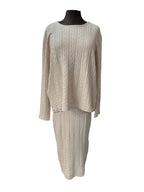 Ensemble chandail et jupe tricot