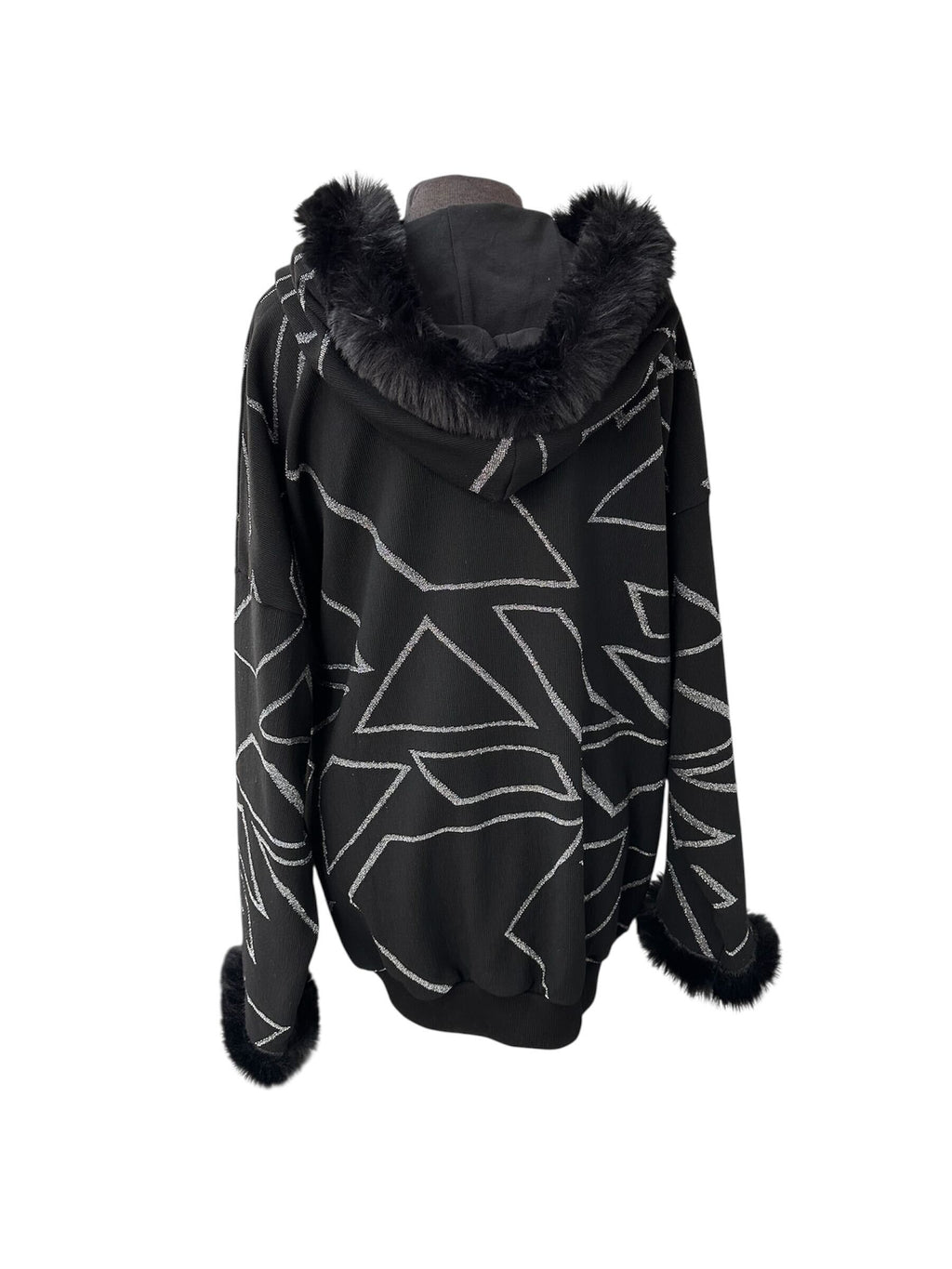 Veste avec bordure du fourrure
