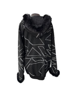 Veste avec bordure du fourrure