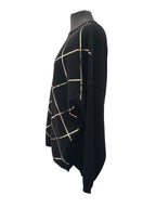 Chandail avec motif de paillettes or