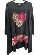 Tunique / Robe (Coeur Léopard)