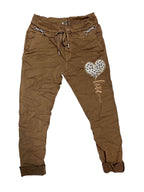 Pantalon (Love/cœur léopard)