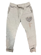 Pantalon (Love/cœur léopard)