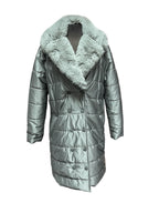 Manteau avec col en fourrure