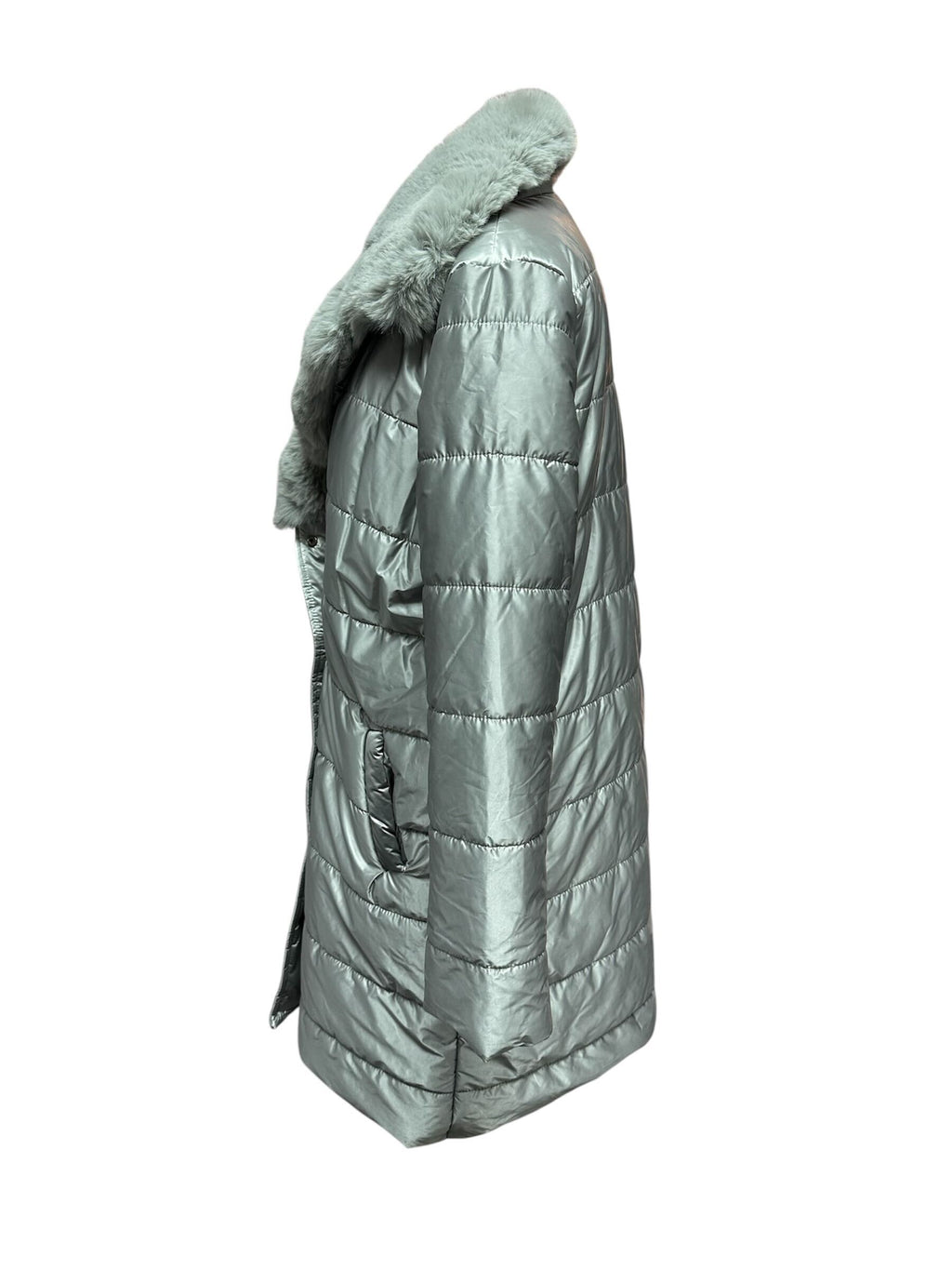 Manteau avec col en fourrure