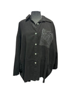 Chemise avec poche à paillettes