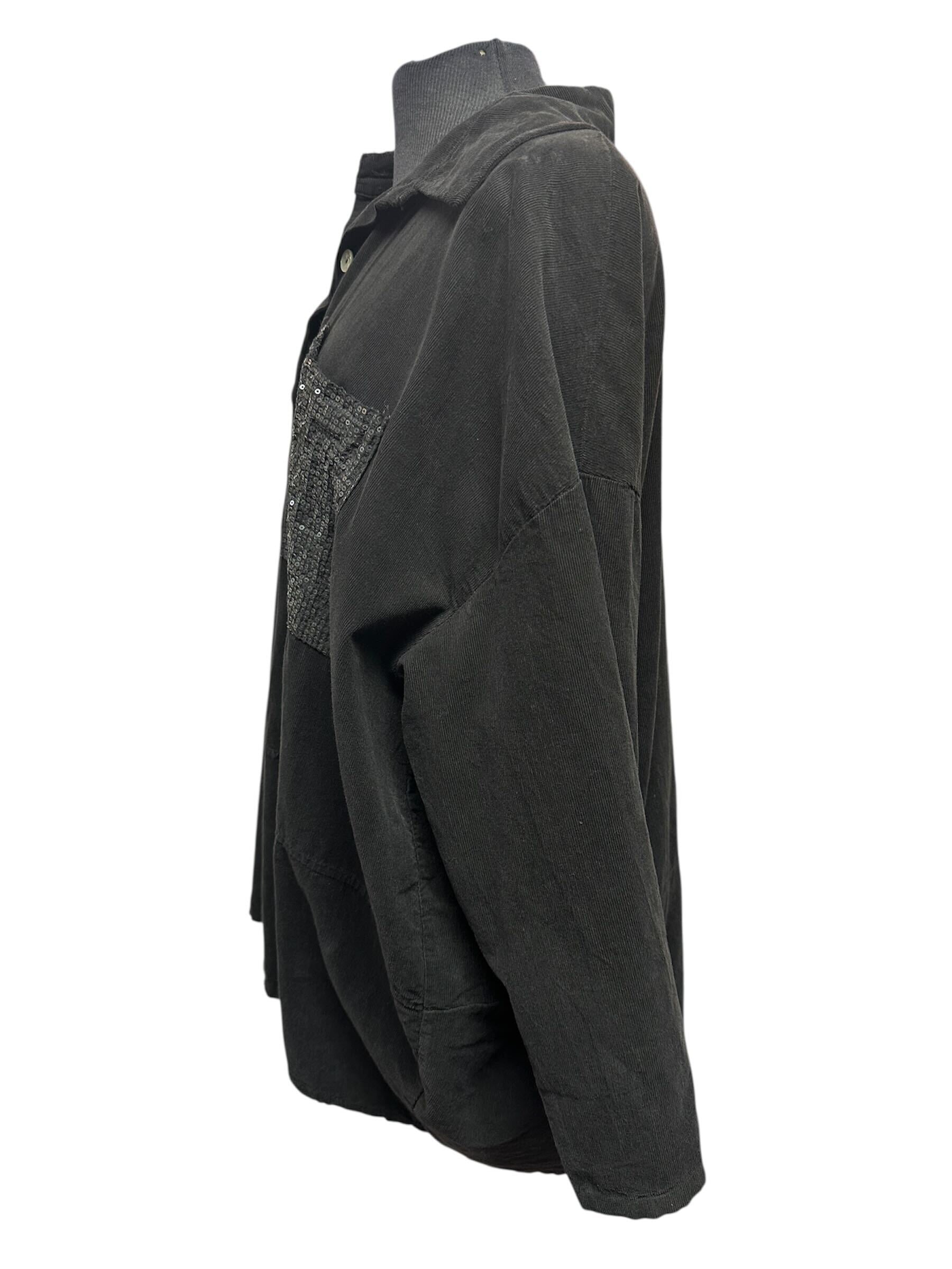 Chemise avec poche à paillettes