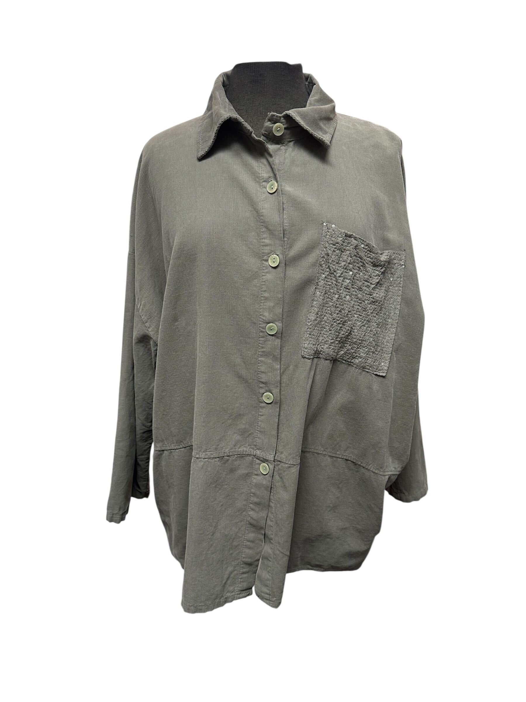 Chemise avec poche à paillettes
