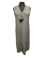 Robe sans manches en lainage