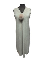 Robe sans manches en lainage
