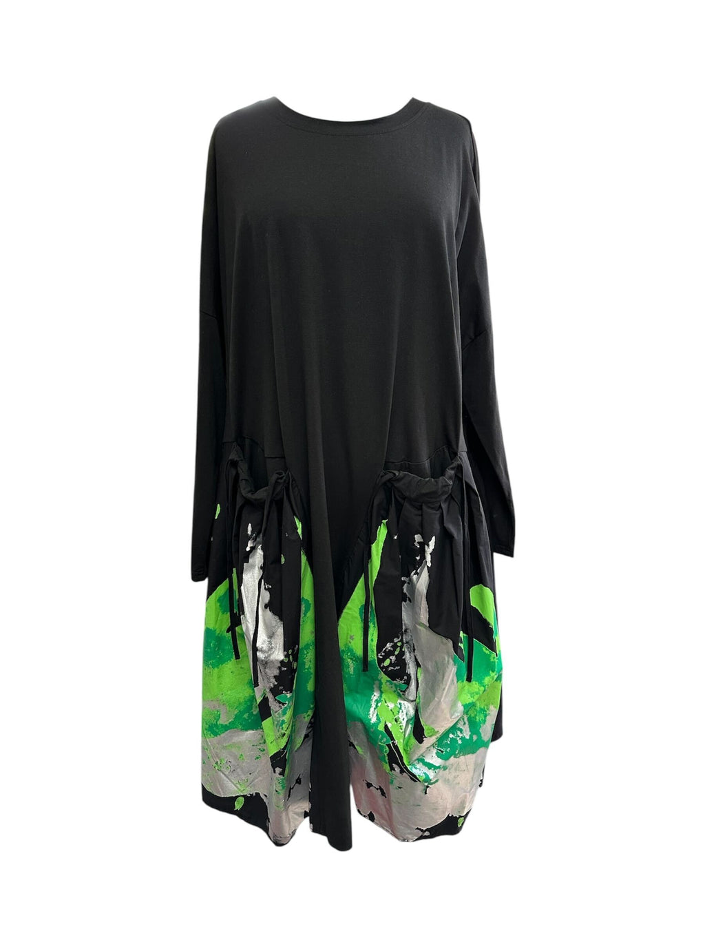 Robe (avec motif vert et argent)