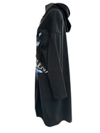 Robe à capuchon avec étoile bleue